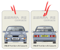 Ford Sierra RS Cosworth 1986-87 Air Freshener